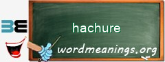 WordMeaning blackboard for hachure